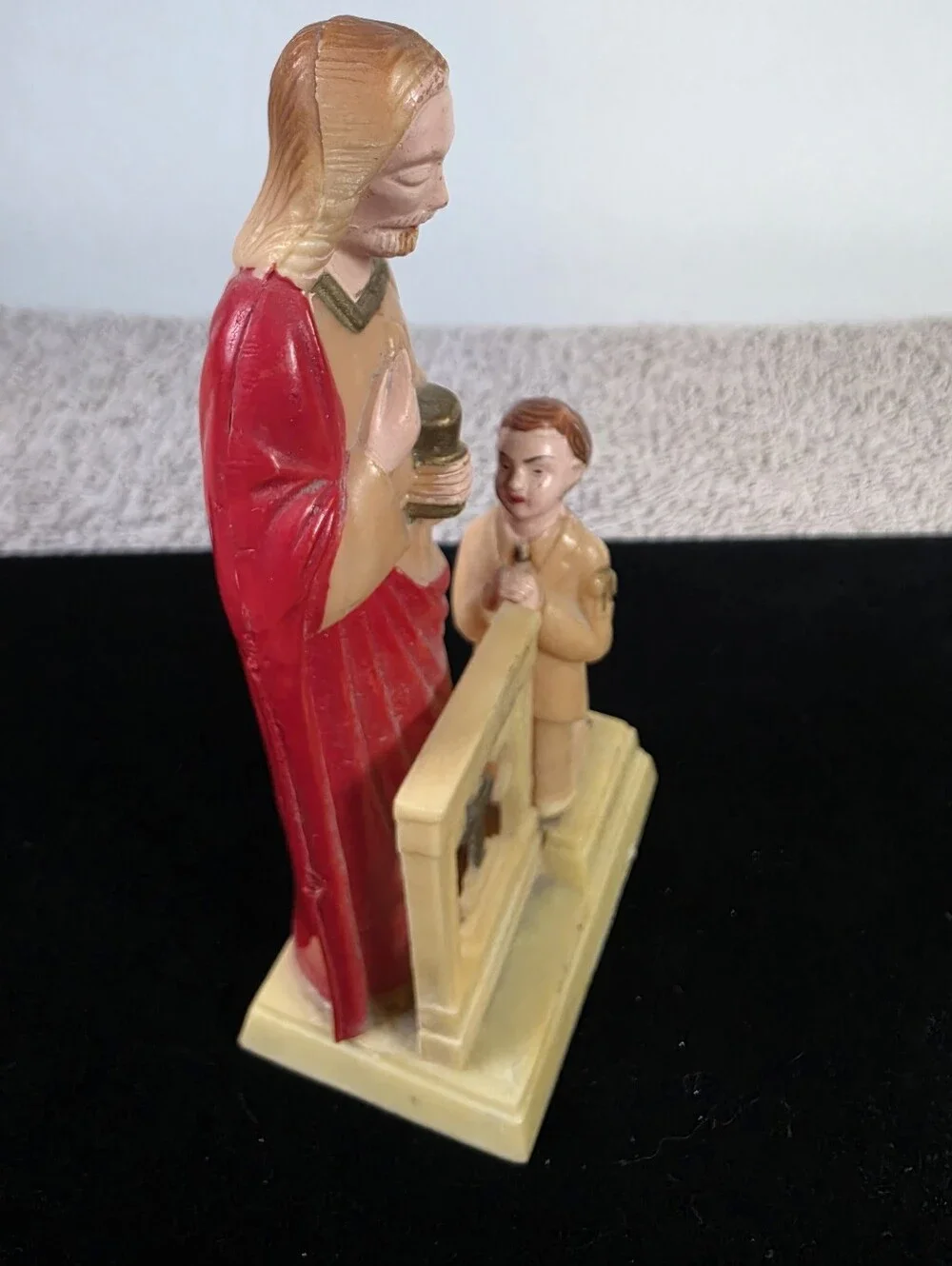 Religious First Holy Communion Depicting Jesus Christ Administering Eucharist